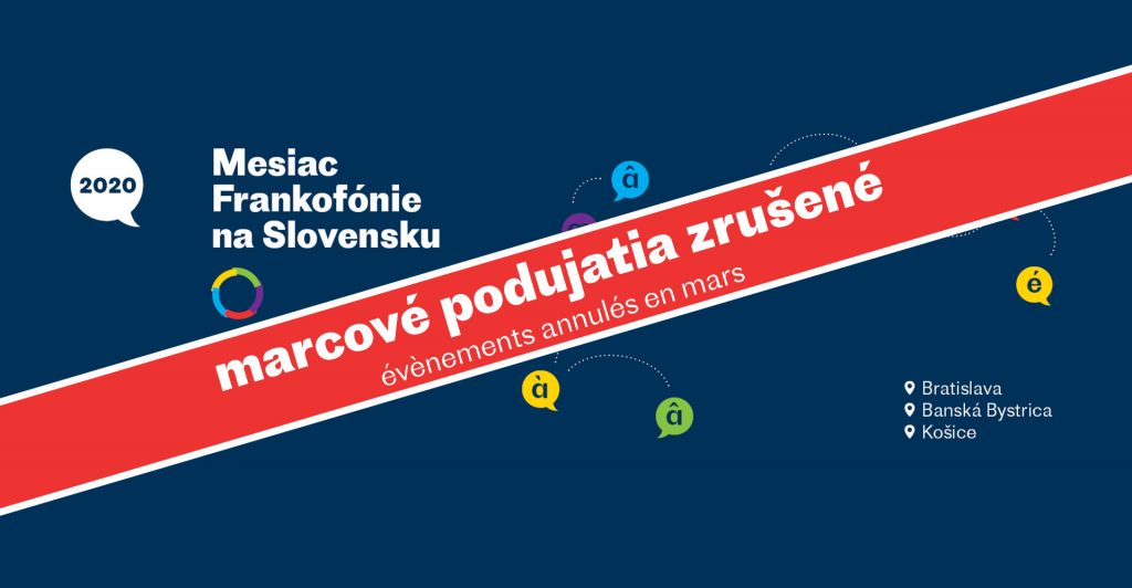 Mois de la Francophonie en Slovaquie – évènements annulés