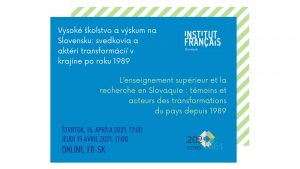 L’enseignement supérieur et la recherche en Slovaquie : témoins et acteurs des transformations du pays depuis 1989