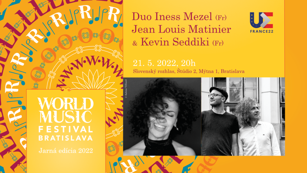 Duo Iness Mezel a Jean-Louis Matinier & Kevin Seddiki – francúzsky dvojkoncert na World Music Festivale Bratislava