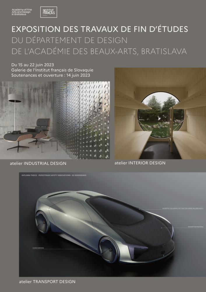 Exposition des travaux de fin d’études du Département de design de l’Académie des Beaux-Arts de Bratislava