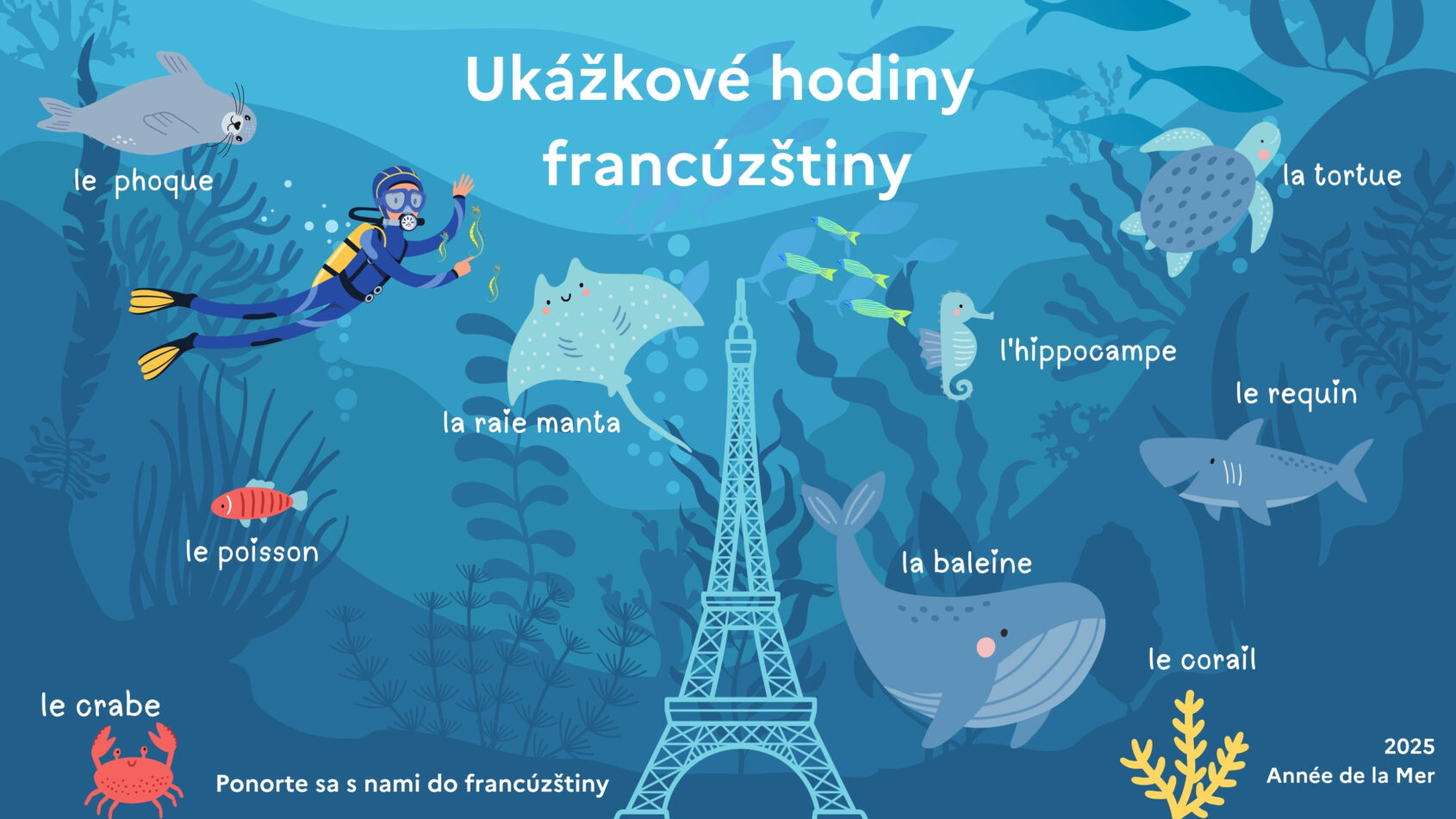 Ukážkové hodiny francúzštiny zdarma