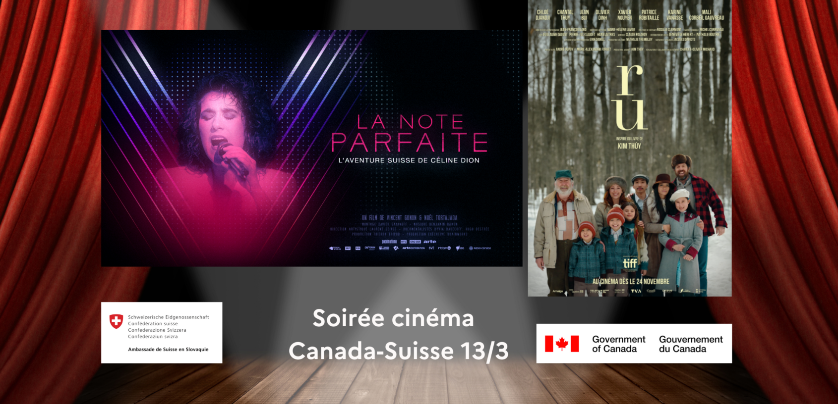 Soirée cinéma Canada-Suisse