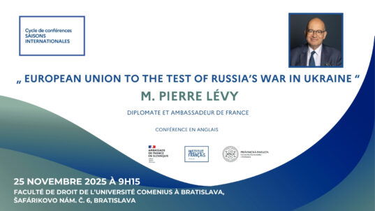 Conférence de M. Pierre LÉVY