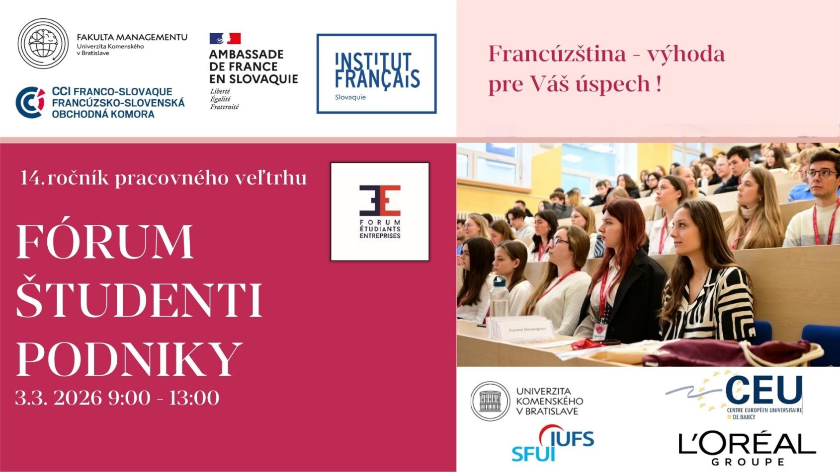 Pracovný veľtrh Študenti –&nbsp;Podniky