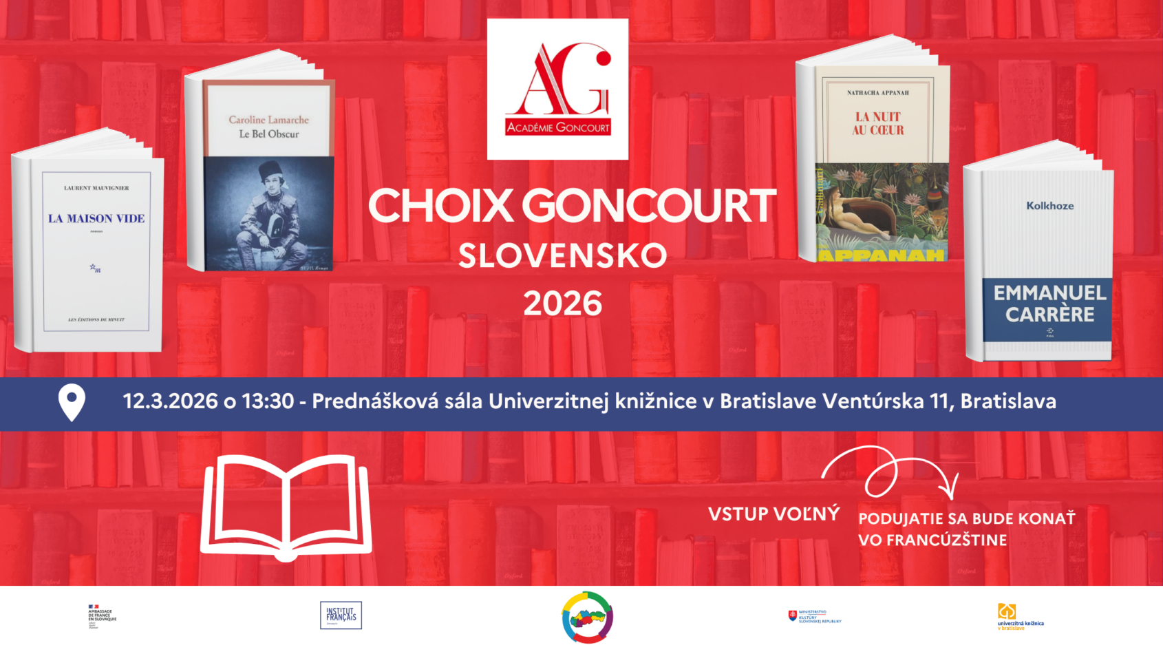 Choix Goncourt de la Slovaquie 2026