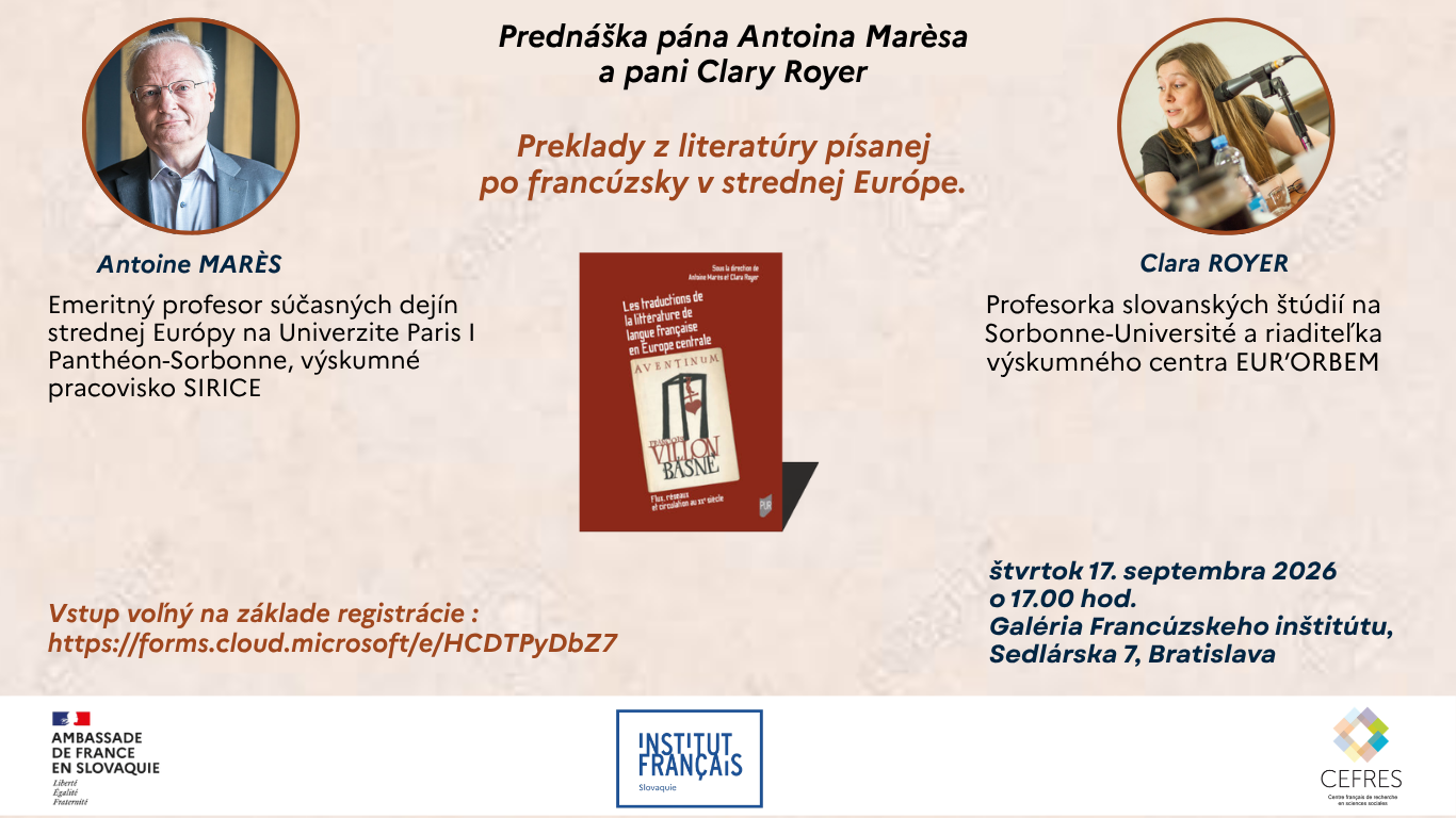 Predstavenie knihy Antoina Marèsa a Clary Royer