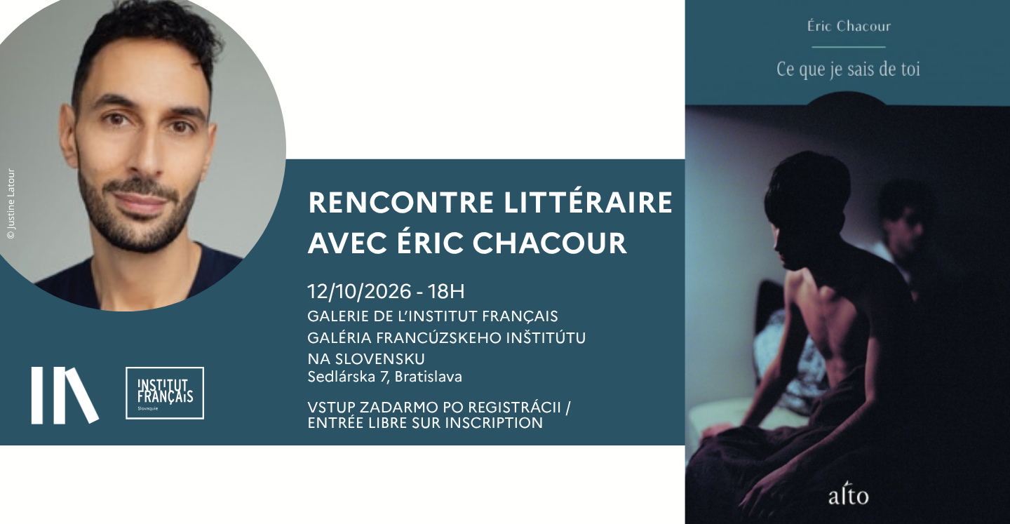 Rencontre littéraire avec Eric Chacour, « Ce que je sais de toi »